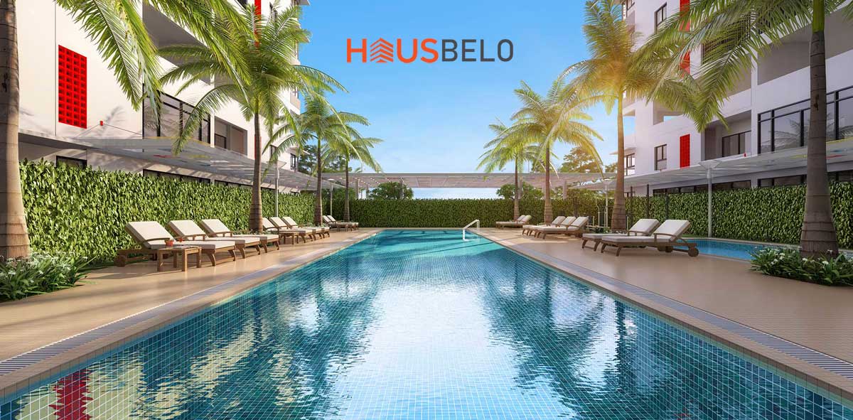 Hồ bơi dự án căn hộ Hausbelo
